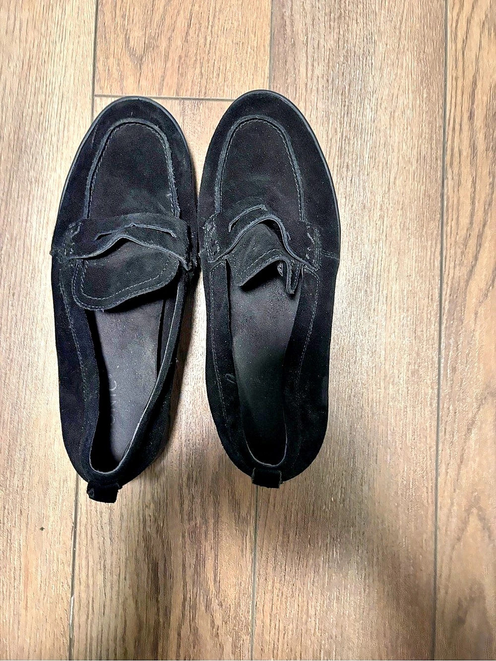 Vionic Black Suede Loafers